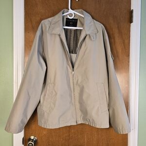 Hathaway Bomber Golf Jacket Khaki XL